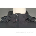 Men's polyester woven winter coats with polar fleece